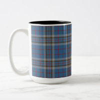 Kariert Clan Thompson Tartan Blue Gray Karo