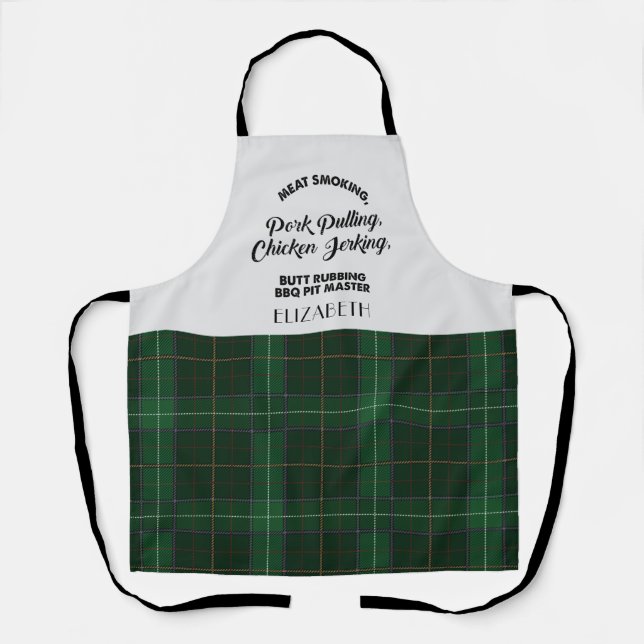 Kariert Clan Walsh überprüft Tartan Küche Schürze (Vorderseite)