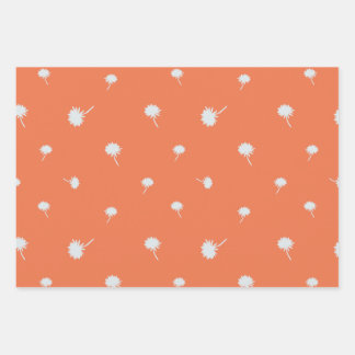 Kariert, Dandelions & Feathers Geschenkgutschrift Geschenkpapier Set