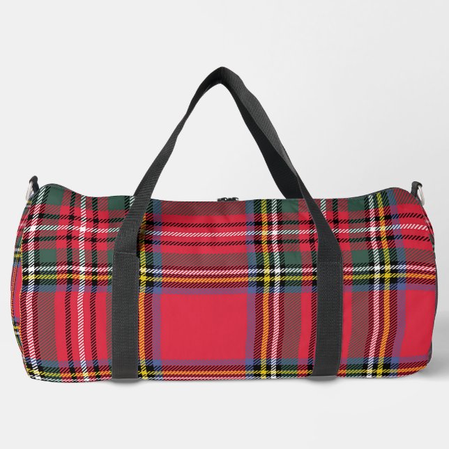Kariert Duffle Bag (Vorderseite)