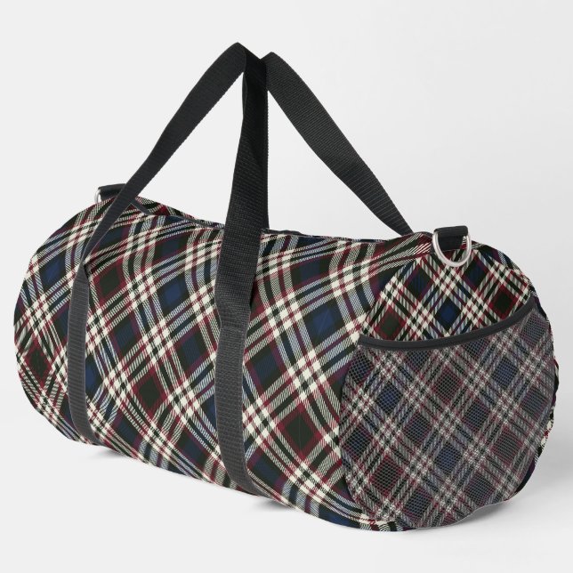 Kariert Duffle Bag (Rechte Ecke)