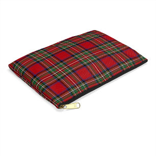 Kariert Elegant Rustic Clan Stewart Tartan Zubehörtasche