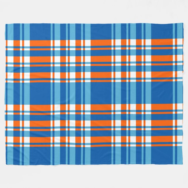 Kariert Fleecedecke (Vorderseite (Horizontal))