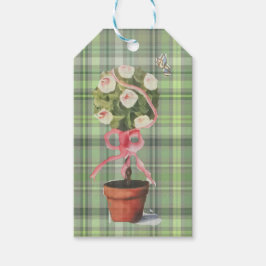 kariert geschenkanhänger