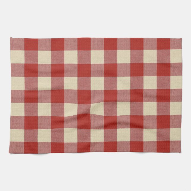 Kariert Geschirrtuch (Horizontal)
