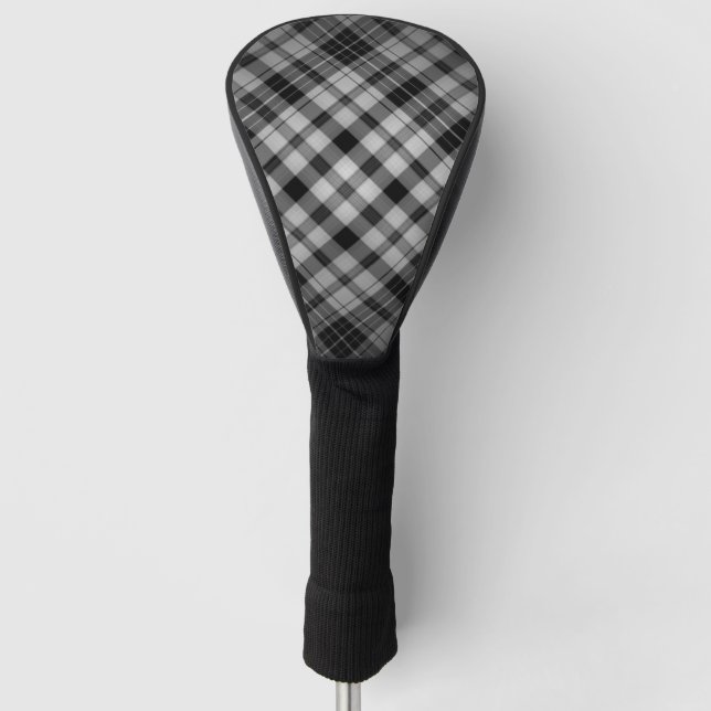 Kariert Golf Headcover (Vorderseite)