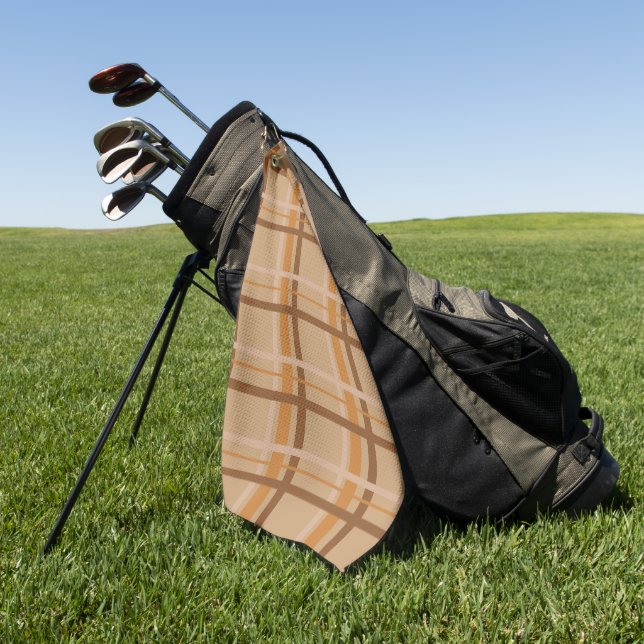 Kariert Golfhandtuch (Gras)