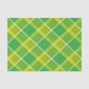 Kariert in gelb und grün geometrisch seidenpapier