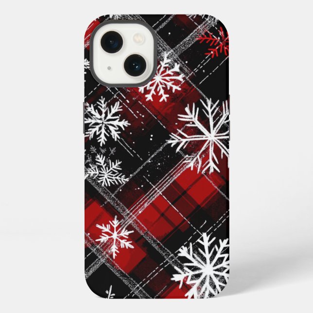Kariert iPhone Hülle (Rückseite)