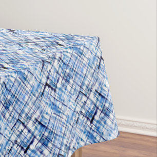kariert, kartan, kariert, klassisch, blau, weiß tischdecke