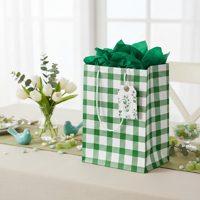 Kariert Mittlere Geschenktüte (Von Creator hochgeladen)