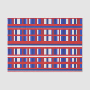 Kariert Patriot Seidenpapier