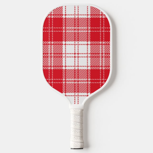 Kariert Pickleball Schläger (Vorderseite)
