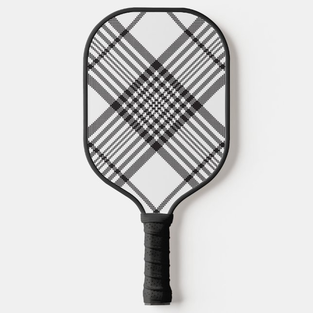 Kariert Pickleball Schläger (Vorderseite)
