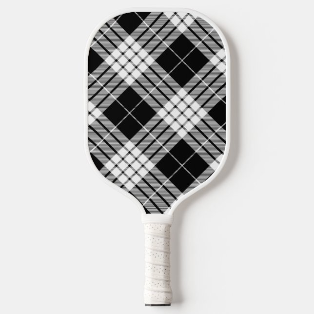 Kariert Pickleball Schläger (Vorderseite)