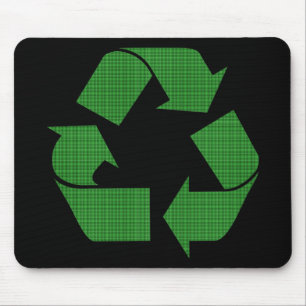 kariert recyceln mousepad