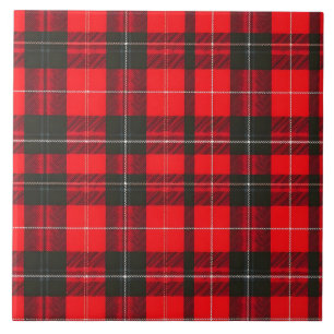 Kariert Red Traditional Tartan Trendy Collection Fliese