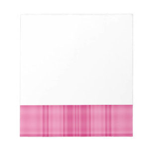 Kariert rosa notizblock