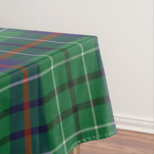 Kariert Rustikaler Clan Duncan Tartan Tischdecke