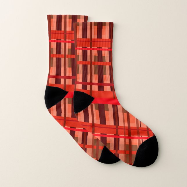 Kariert Socken (Paar)