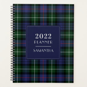 Kariert Tartan Clan MacKenzie 2022 Planer