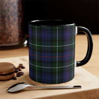 Kariert Tartan Clan MacKenzie Green Black Karo