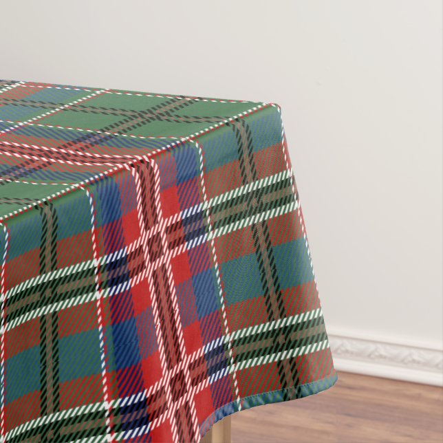 Kariert Tartan Red Green MacCulloch Rustic Tischdecke (Beispiel)