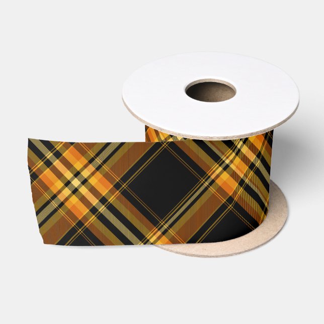 Kariert Tartan Satin Ribbon Satinband (Spule)