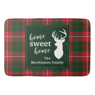 Kariert Zuhause Sweet Family Christmas MacKinnon T Badematte