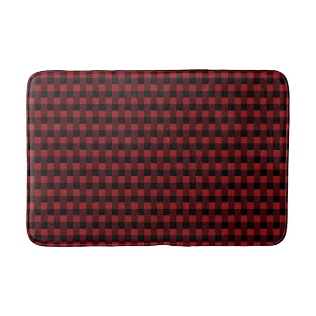 Karierte Bath Mat Badematte (Vorderseite)