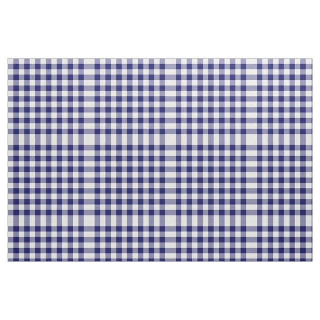 Karierte Blöcke der klassischen Marine und des wei Stoff (Fat Quarter (45,7 x 55,9 cm))