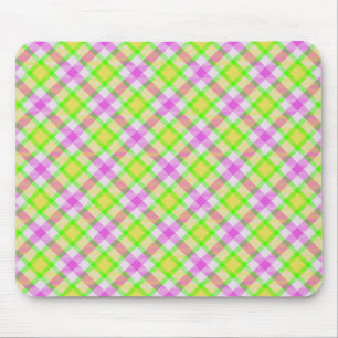 Karierte Farbe Mousepad