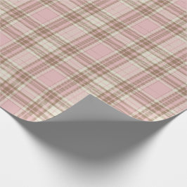 Karierte Farbe Rosa Niedlich Geschenkpapier