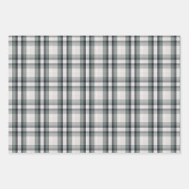 Karierte Flannel Polka Dots Stripes Coordination Geschenkpapier Set