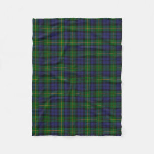 Karierte Fleece-Decke Clan-Gordons Fleecedecke