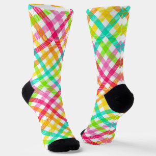 Karierte Gingham Pattern Socken