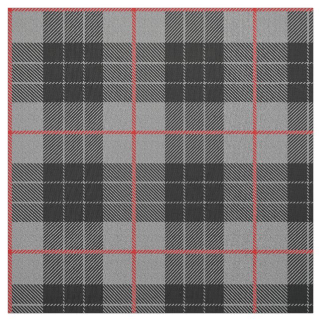 Karierte graue Flanellplatte Stoff (Muster)