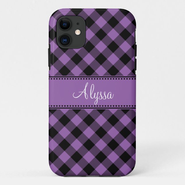 Karierte iPhone 5 Case-Mate Hülle (Rückseite)