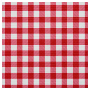 karierte karierte karierte, rote Farbe Stoff