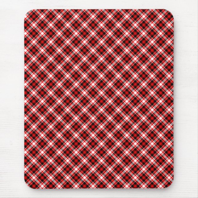 Karierte Karo Texturmuster-68767 Mousepad (Vorne)