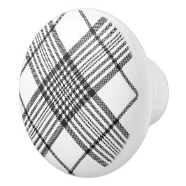 Karierte Keramik Keramikknauf