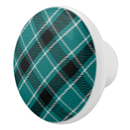 Karierte Keramik Keramikknauf