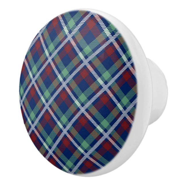 Karierte Keramik Keramikknauf (Rechts)