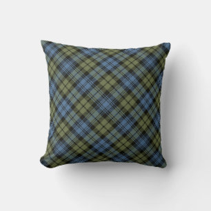 Karierte Kissen Kampbell Kissen verblasster Tartan