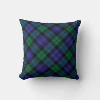 Karierte Kopfkissen Blackwatch Moderner Tartan Kissen