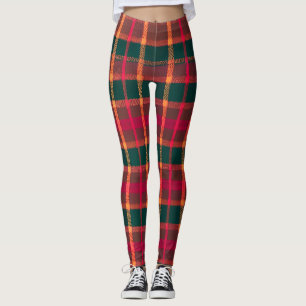Karierte Leggings