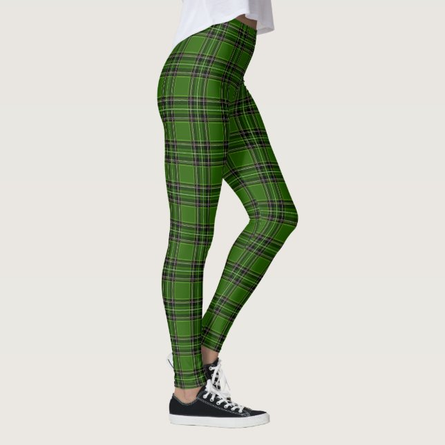 Karierte Leggings von Green Tartan (Rechts)