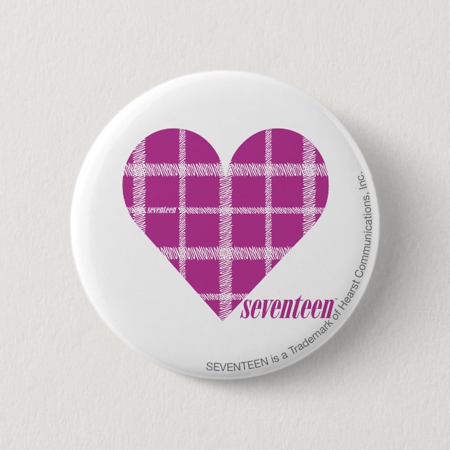 Karierte lila 2 button (Vorderseite)