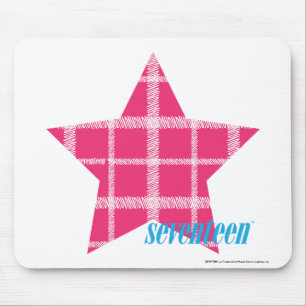 Karierte Magenta 3 Mousepad