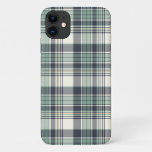 Karierte Marine Blue und Meeresküste Case-Mate iPhone Hülle